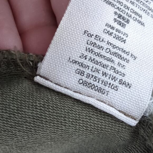 Free People Utility Jacket Womens Small Military Style Army Green Cargo Pockets - Picture 9 of 11